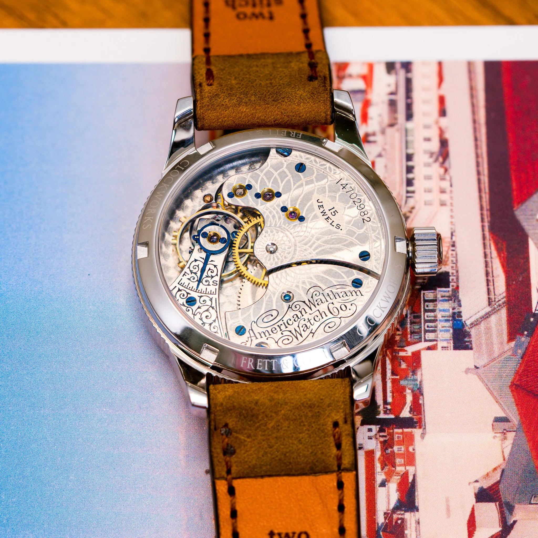 Waltham pocket watch conversion — Frett & Co Clockworks